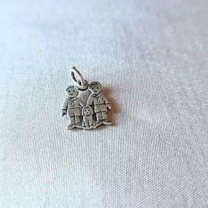 James Avery Retired two boys charm